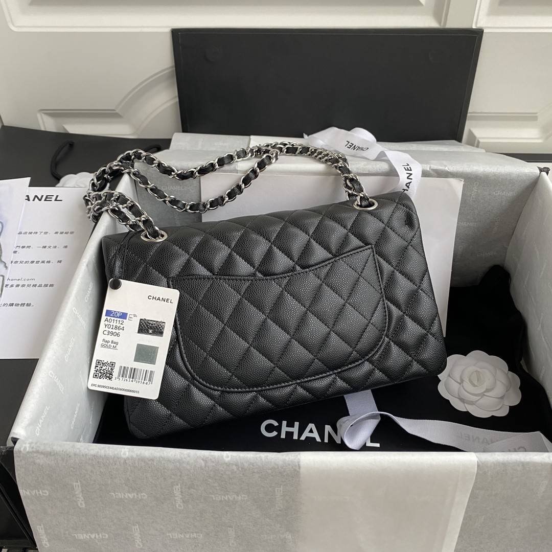 CH*ELClassic Flap Bag A01112, Top Quality,  Medium   Size: 15.5*25.5*6.5cm