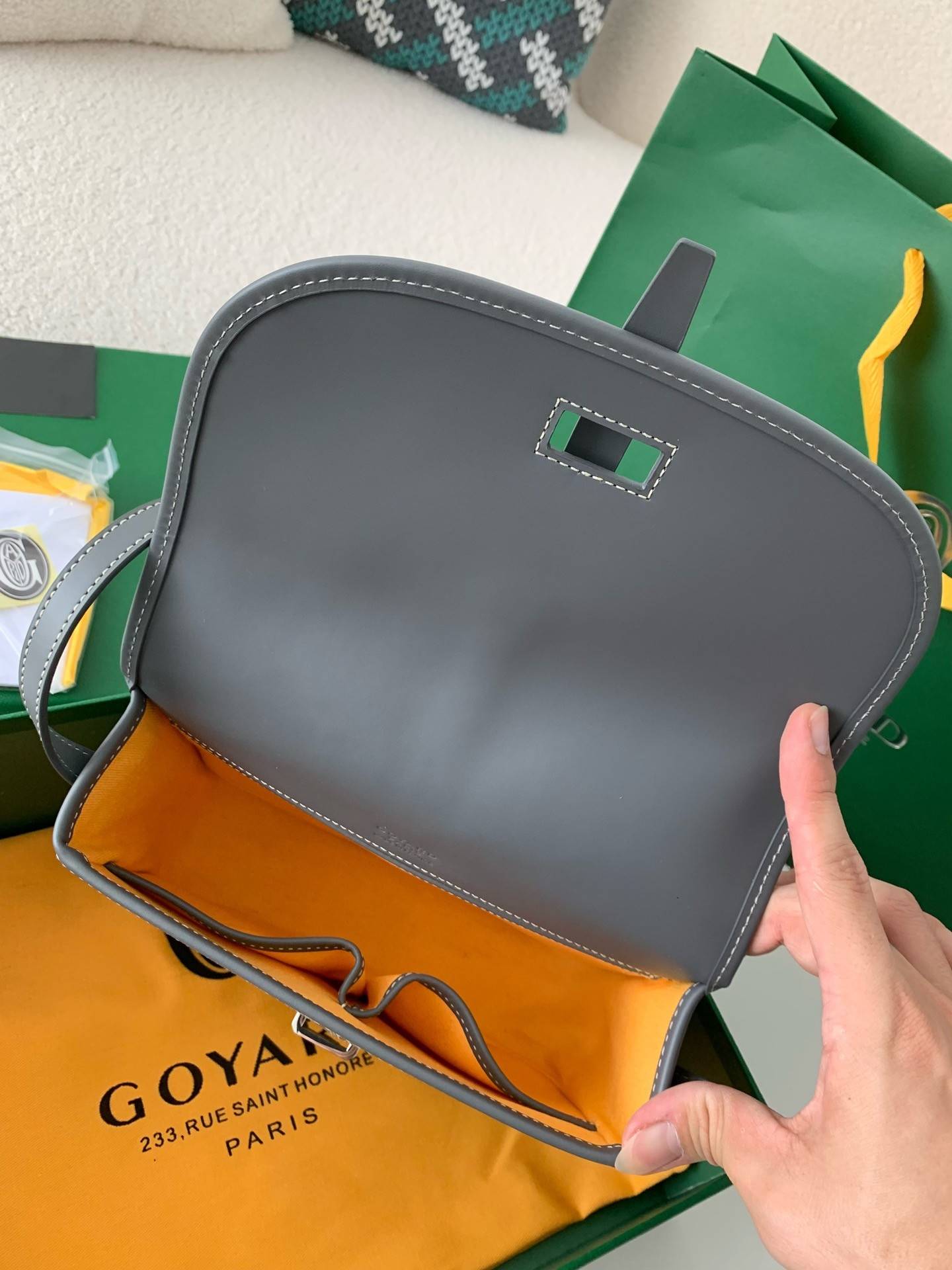 Goyard BeL*Védère bag Top Quality Size:21.5*16*6cm
