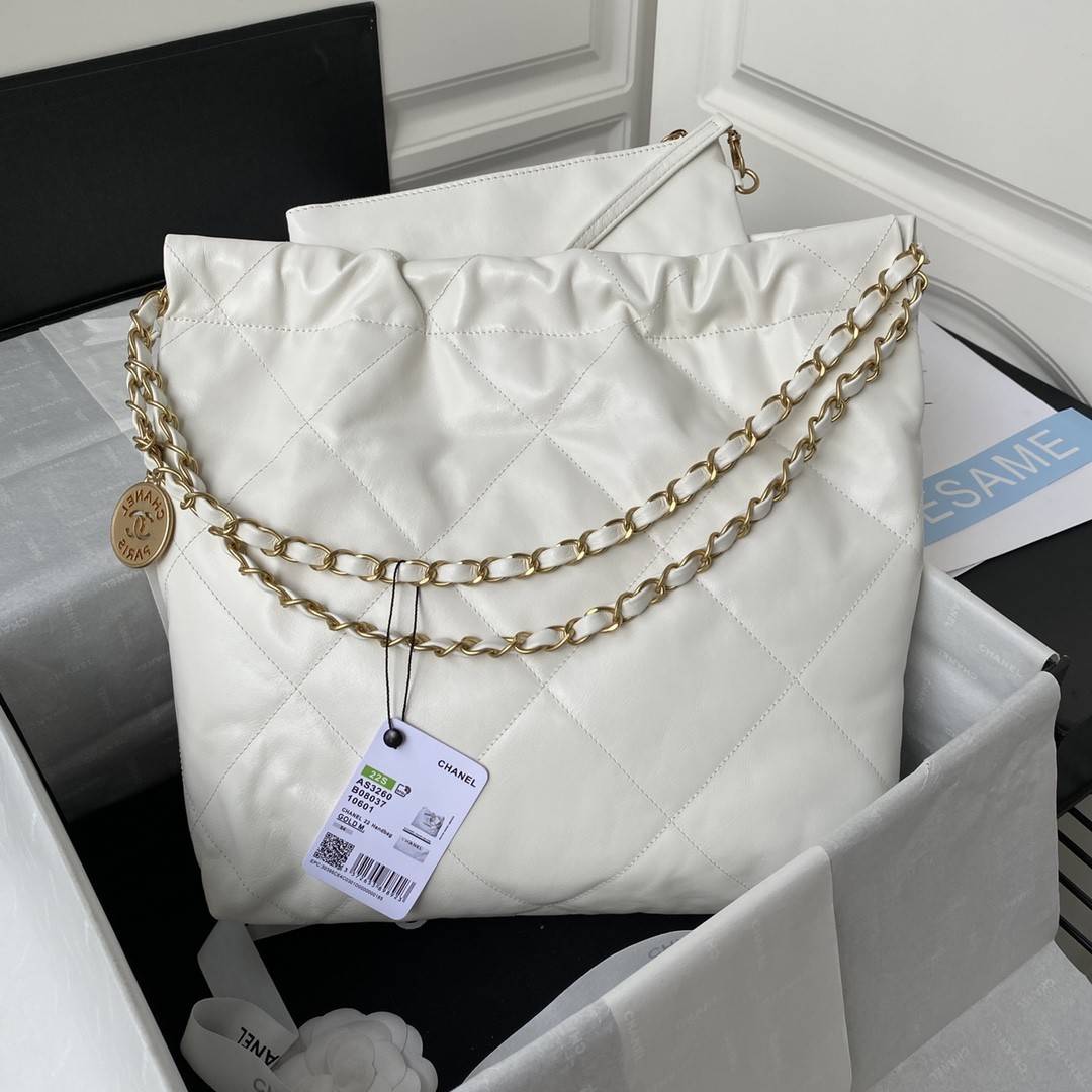 CH*EL2022S Hot 22 Bag Shopping Bag AS3260, Top Quality! Size:35*37*7cm