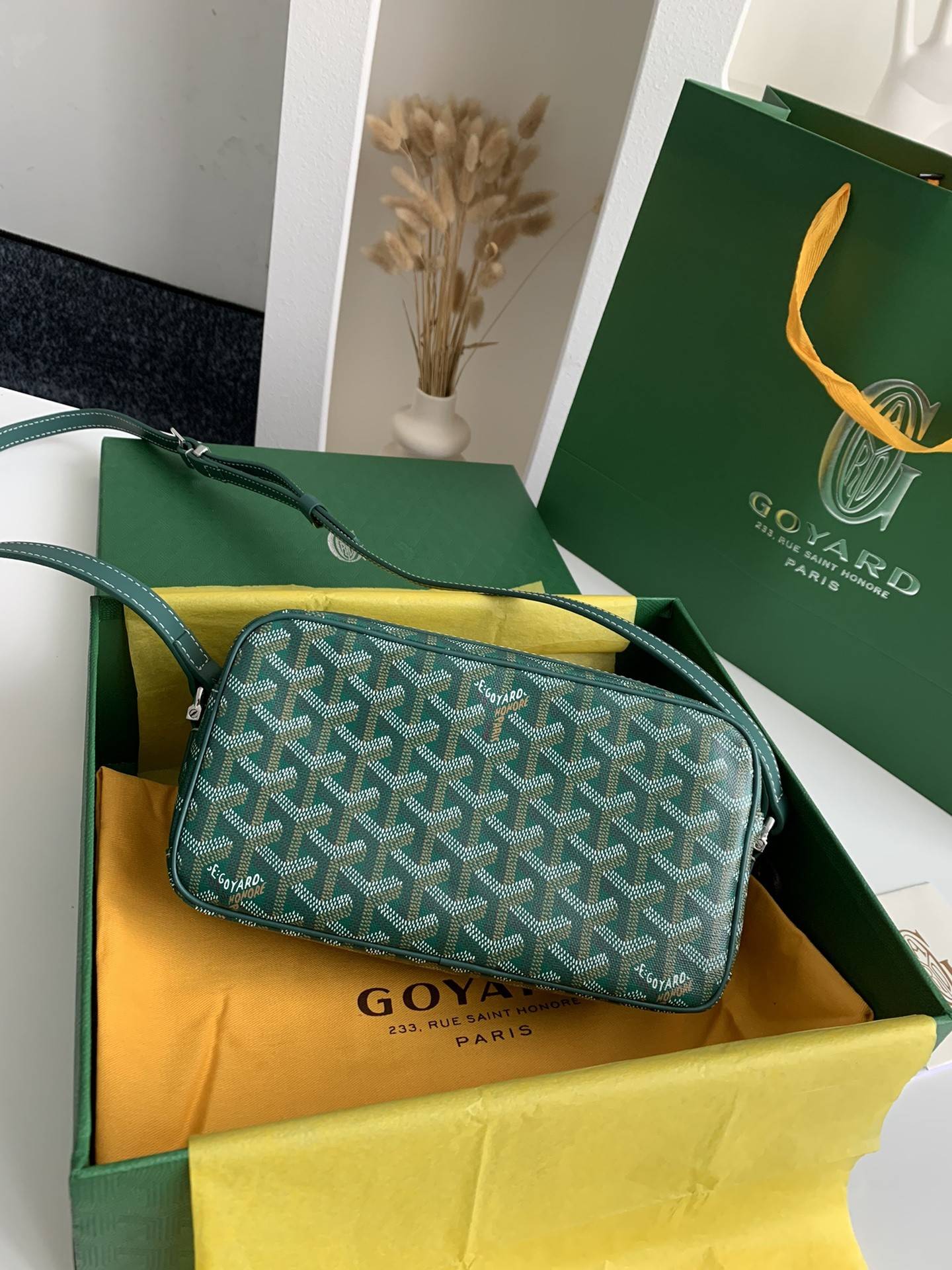 Goyard 2023 New Cap Vest Camera Bag Size: 22 * 13 * 6.5cm