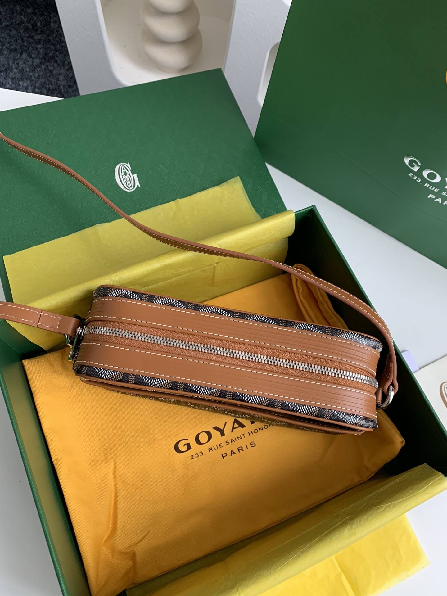 Goyard 2023 New Cap Vest Camera Bag Size: 22 * 13 * 6.5cm