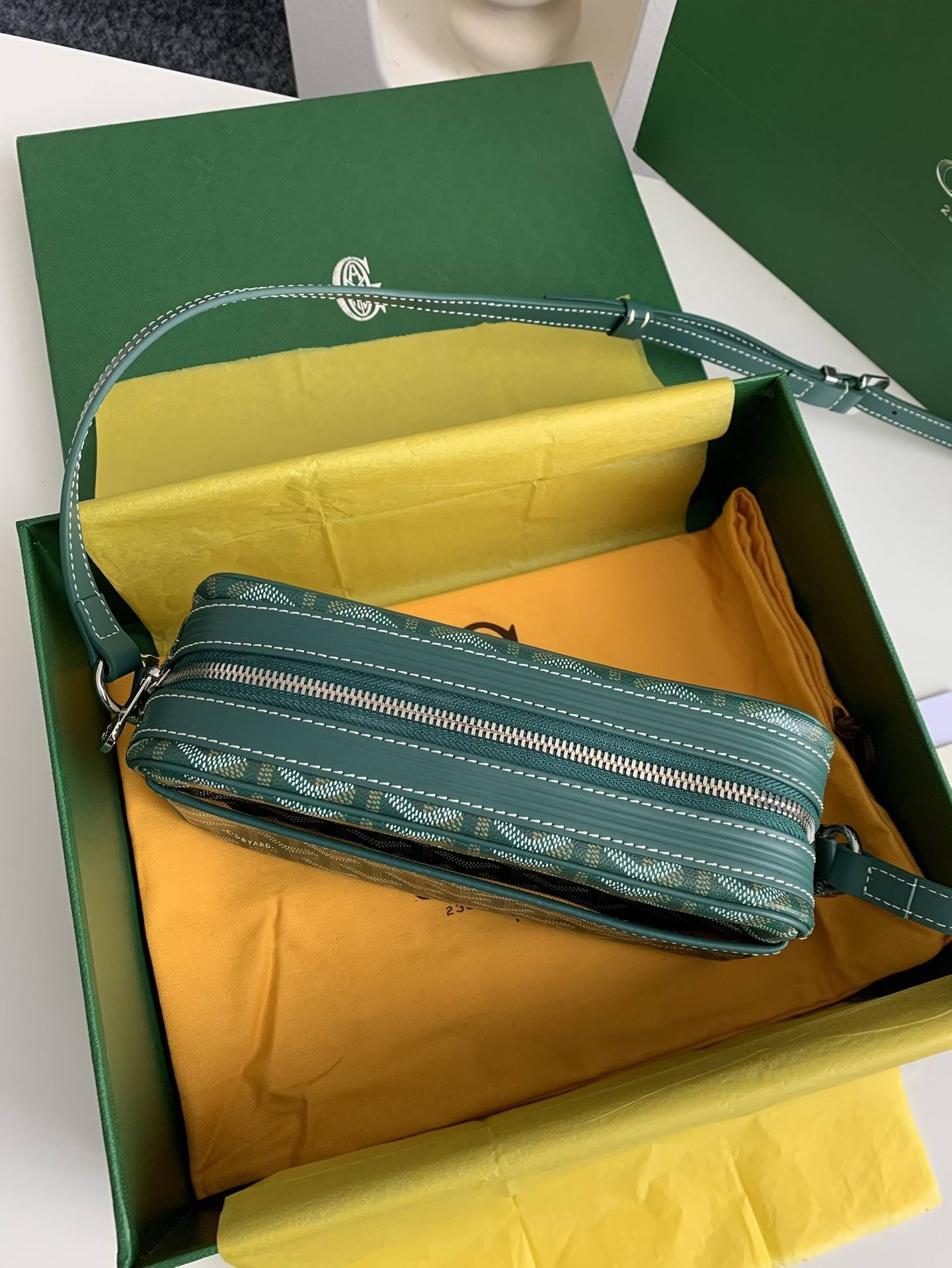 Goyard 2023 New Cap Vest Camera Bag Size: 22 * 13 * 6.5cm