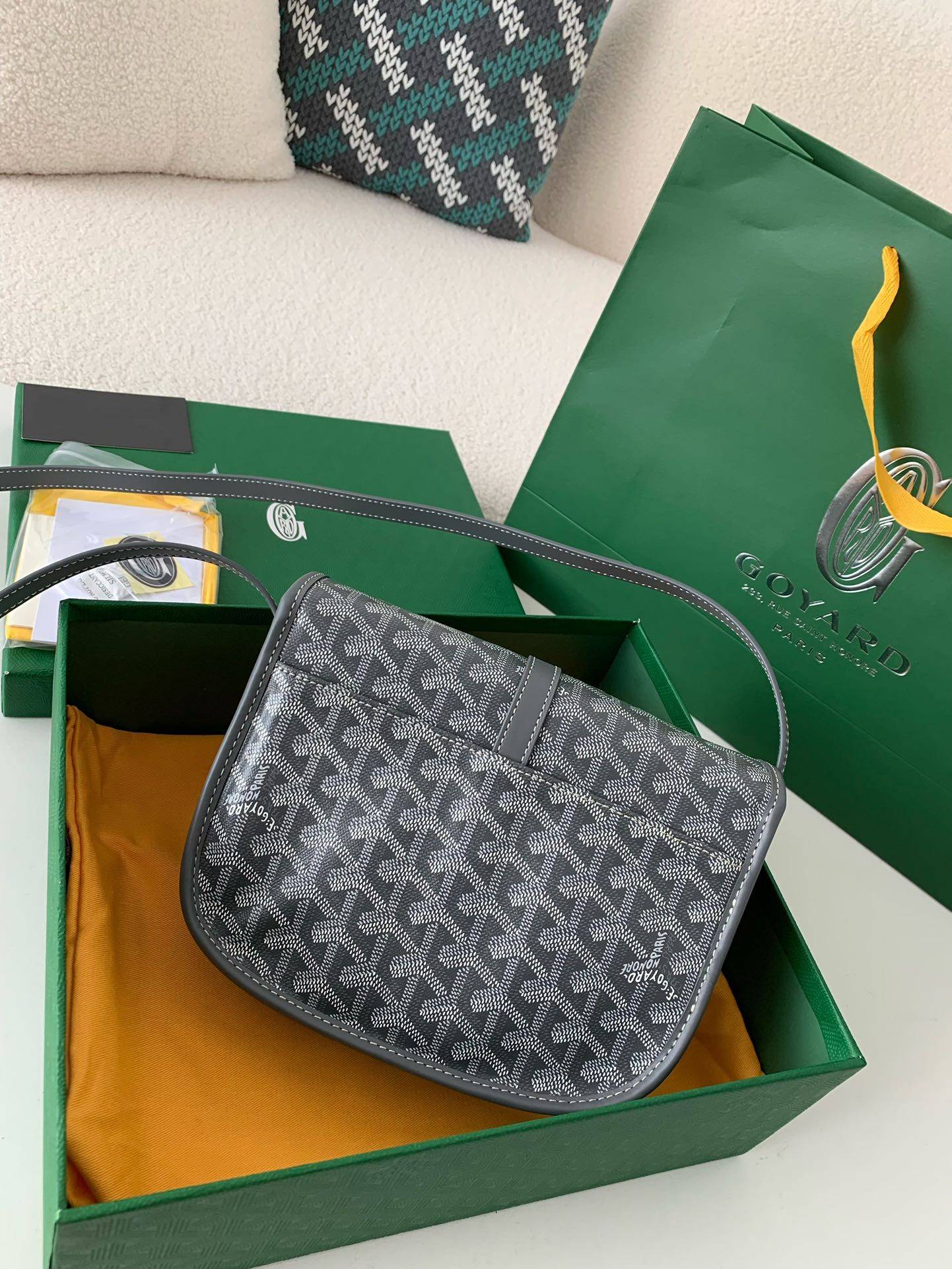 Goyard BeL*Védère bag Top Quality Size:21.5*16*6cm