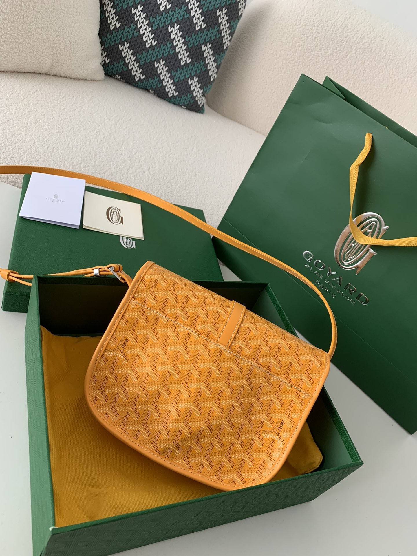 Goyard BeL*Védère bag Top Quality Size:21.5*16*6cm