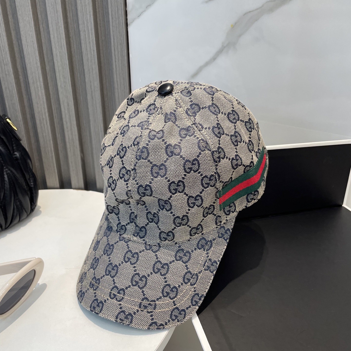 [#4919」 GUCCI baseball cap peaked c ap hat