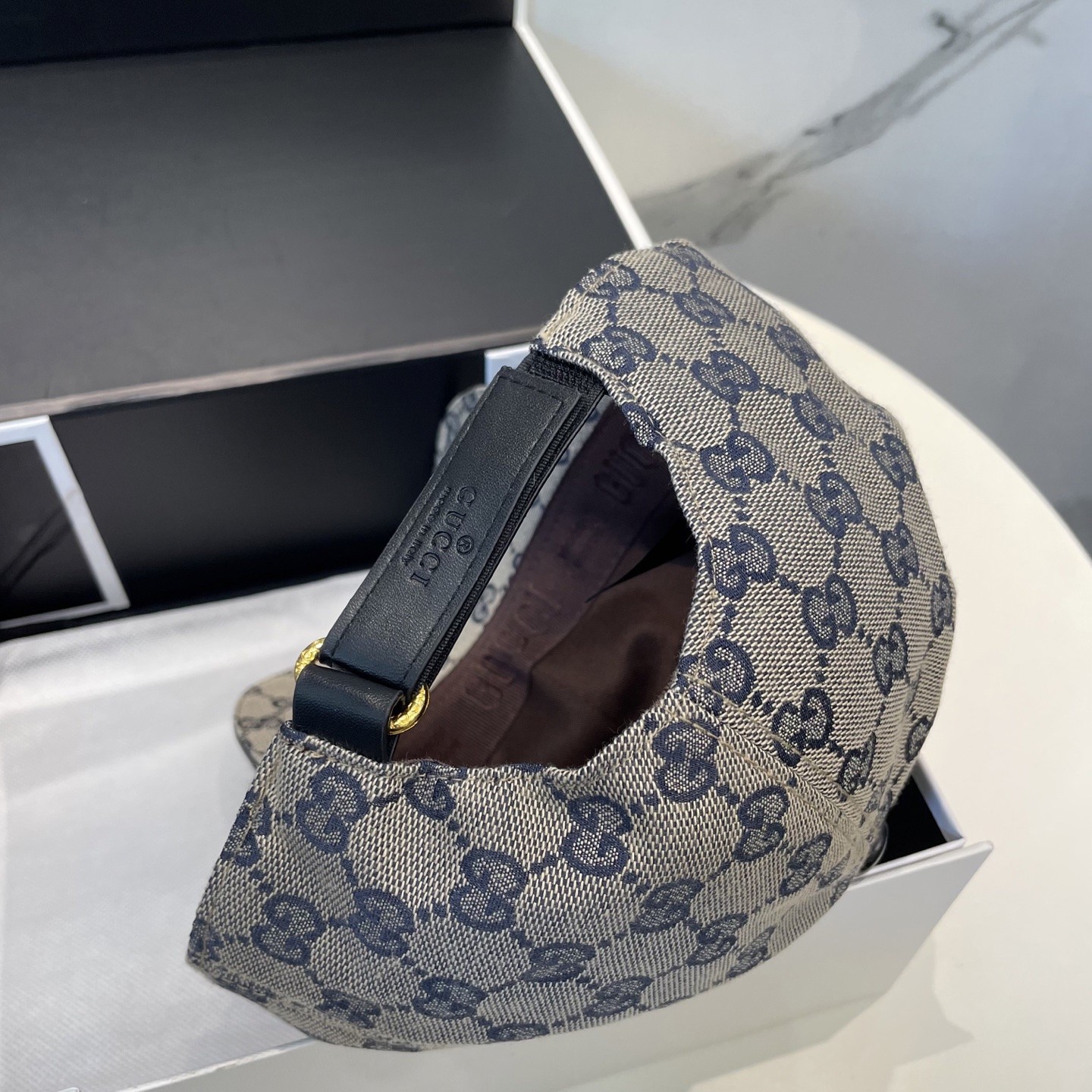 [#4932] GUCCI baseball cap peaked c ap hat