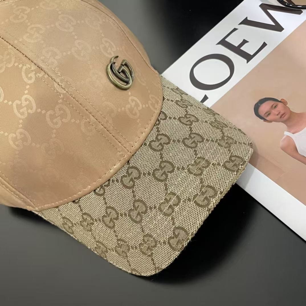 [#4822] GUCCI baseball cap peaked c ap hat