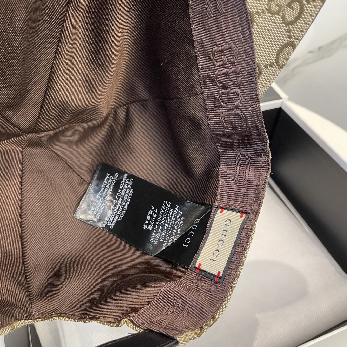 [#4925] GUCCI baseball cap peaked c ap hat