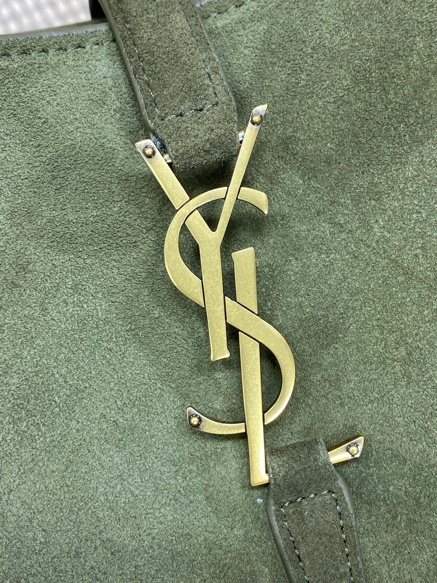 YSL Saint Laurent Rose same style cowhide, suede leather size: 20x25x16cm code 742828