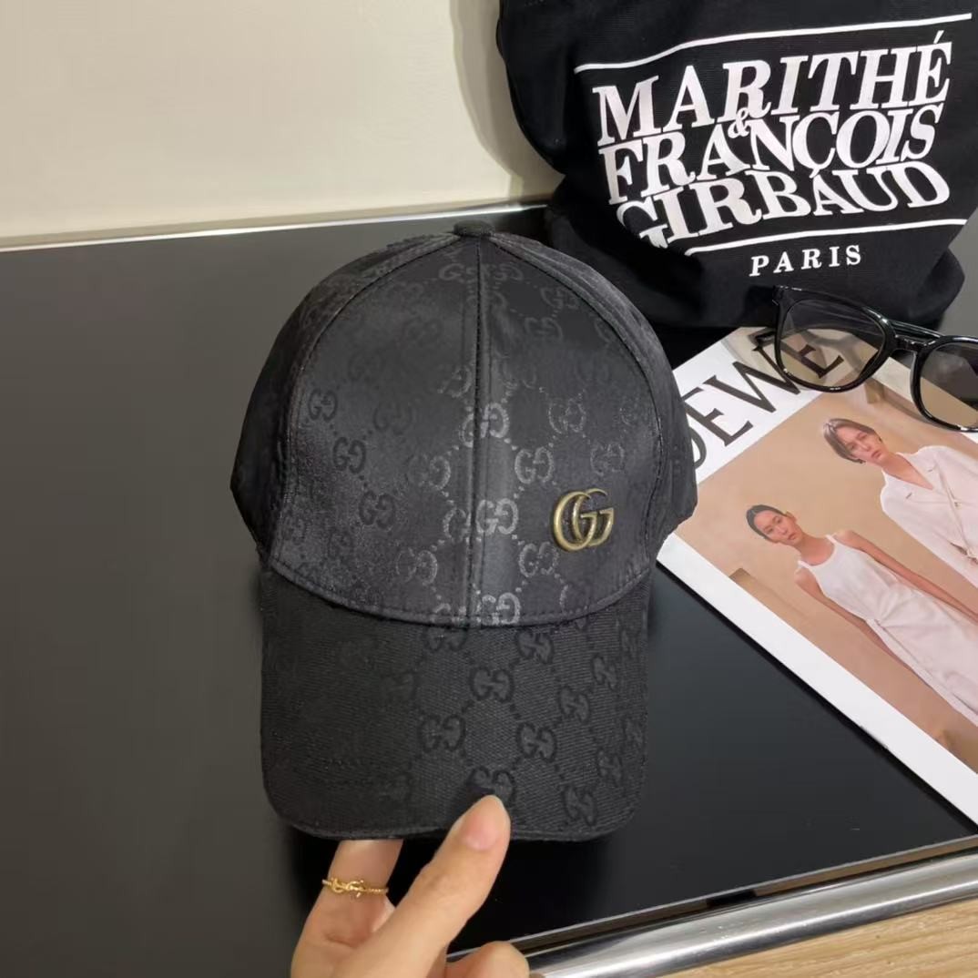[#4823] GUCCI baseball cap peaked c ap hat