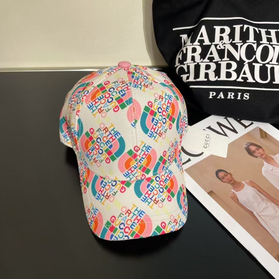 [#4903] GUCCI baseball cap peaked c ap hat
