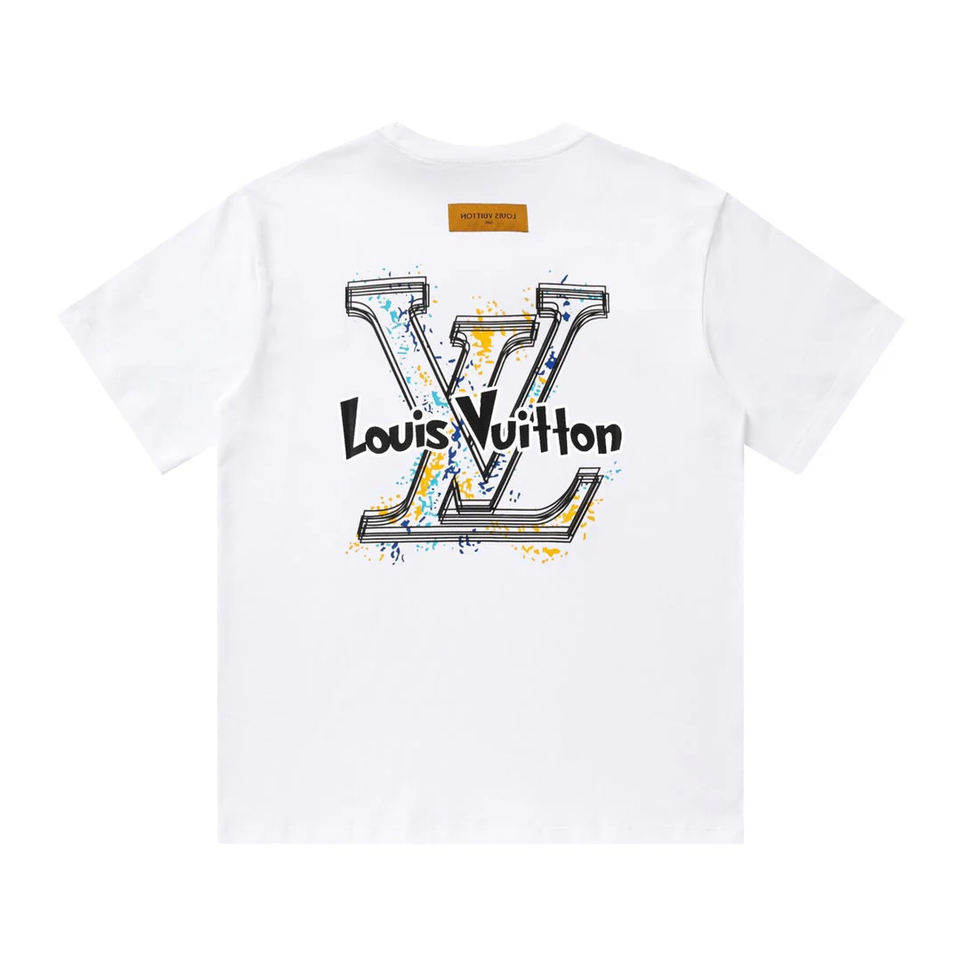 Yellow Graffiti Print T Shirt