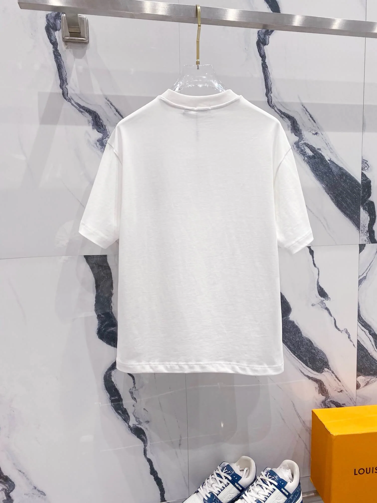 Red Pattern Embroidery T Shirt