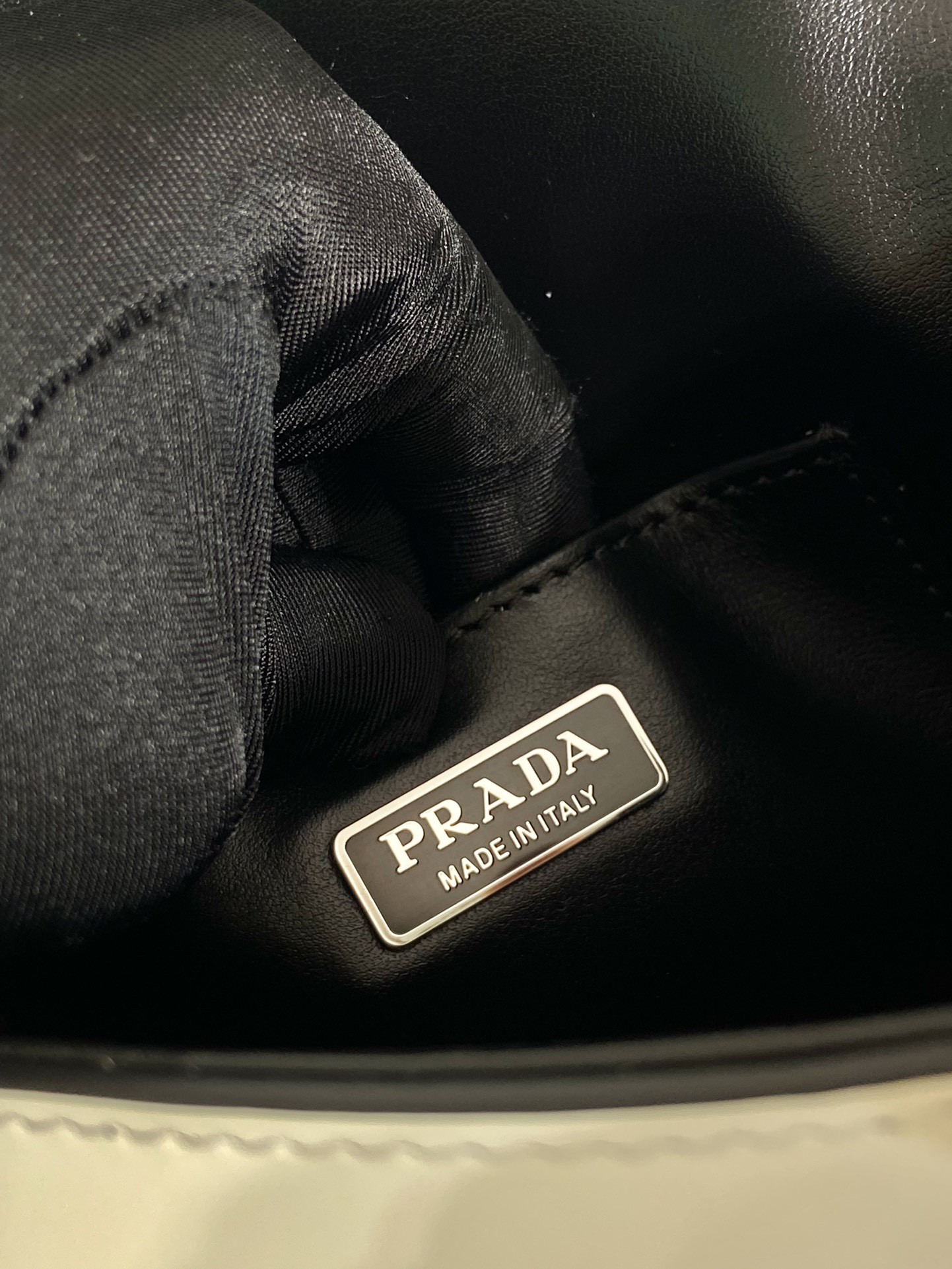 Prada Brushed Leather Mini-bag With Shoulder Strap Bag