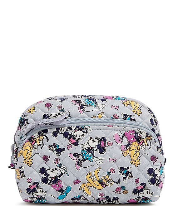 Vera Bradley Disney Collection Mickey Mouse Family Fun Medium Cosmetic Case