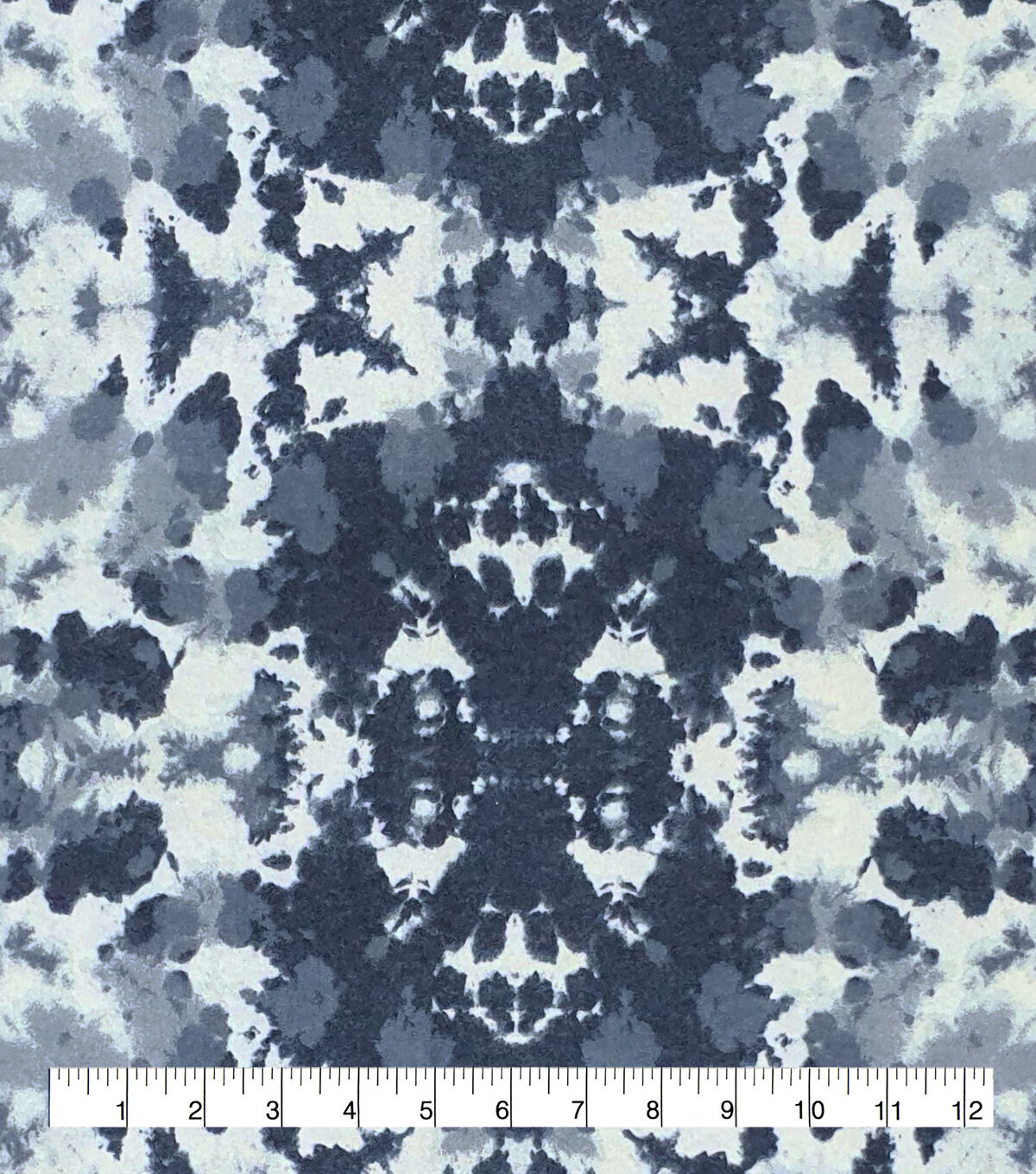 Tie Dye Blue Blend Supe Snuggle Flannel Fabric