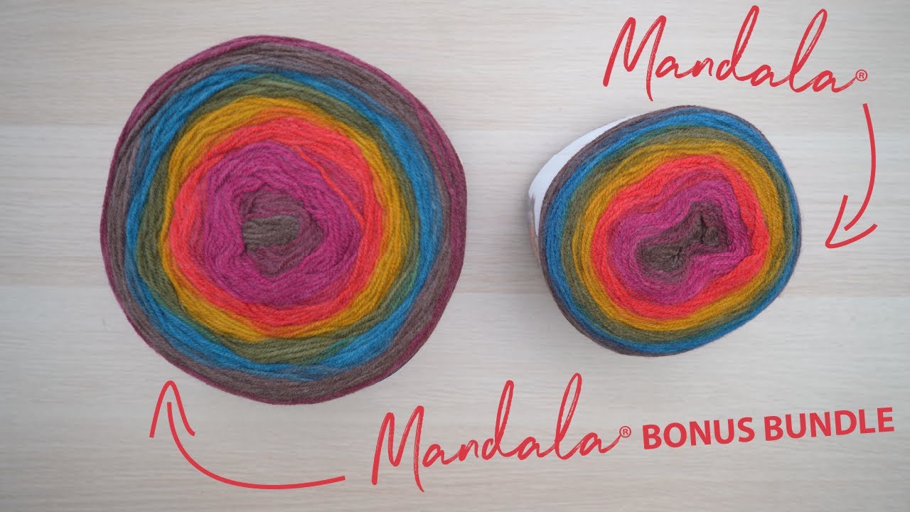 Lion Brand Mandala 1181yds Light Weight Acrylic Bonus Bundle Yarn
