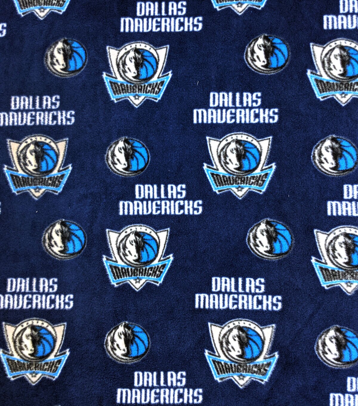 Dallas Mavericks Fleece Fabric Allover
