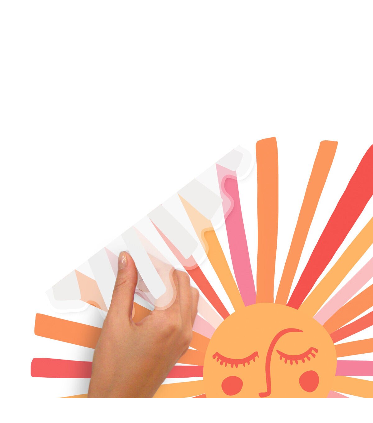 RoomMates Catcoq Sunshine Peel & Stick Giant Wall Decal Wallpaper