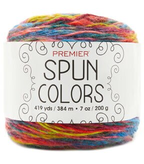 Premier Yarns Spun Colors 419yds Worsted Wool Blend Yarn