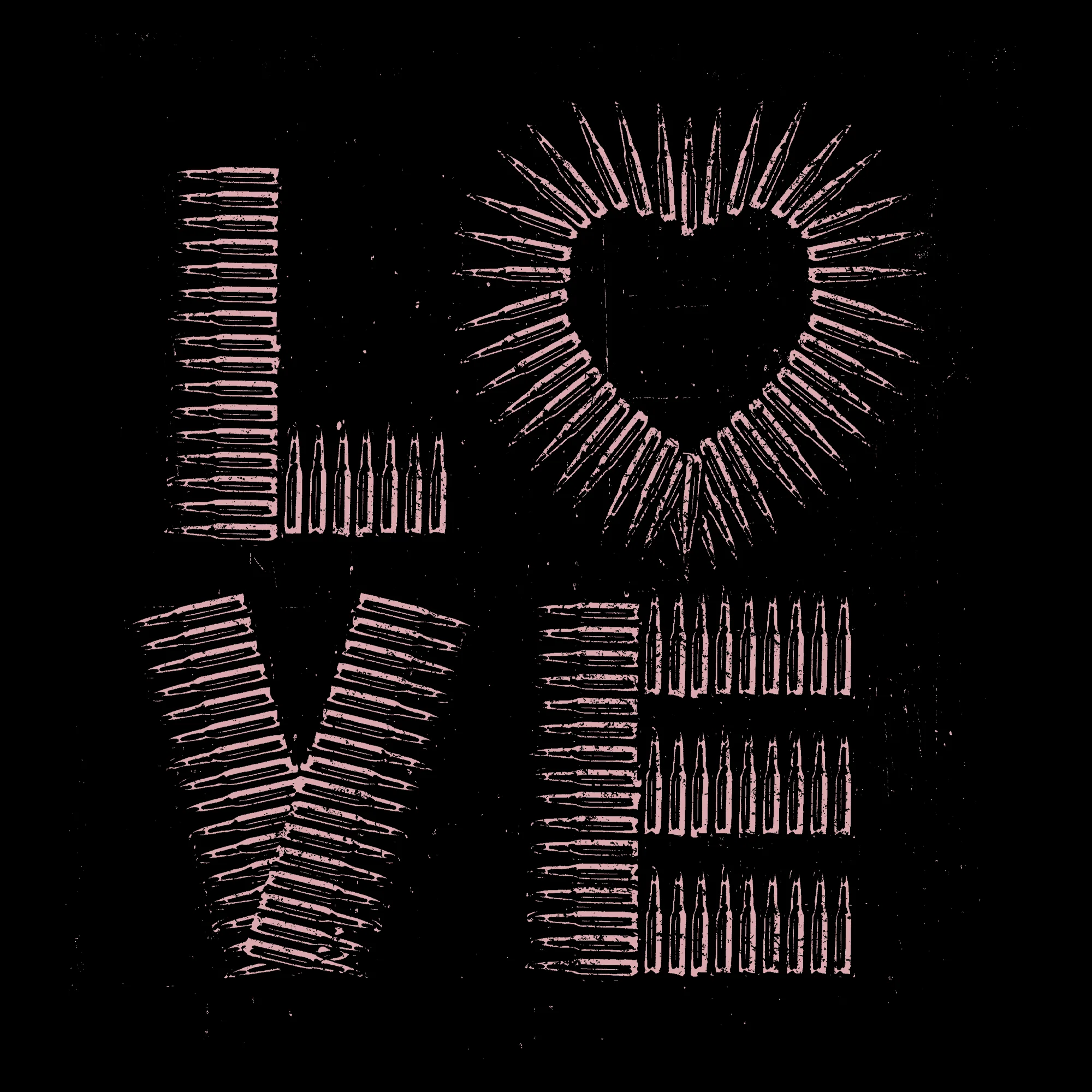 Women's Love Ammo Slim Fit T-Shirt - Black