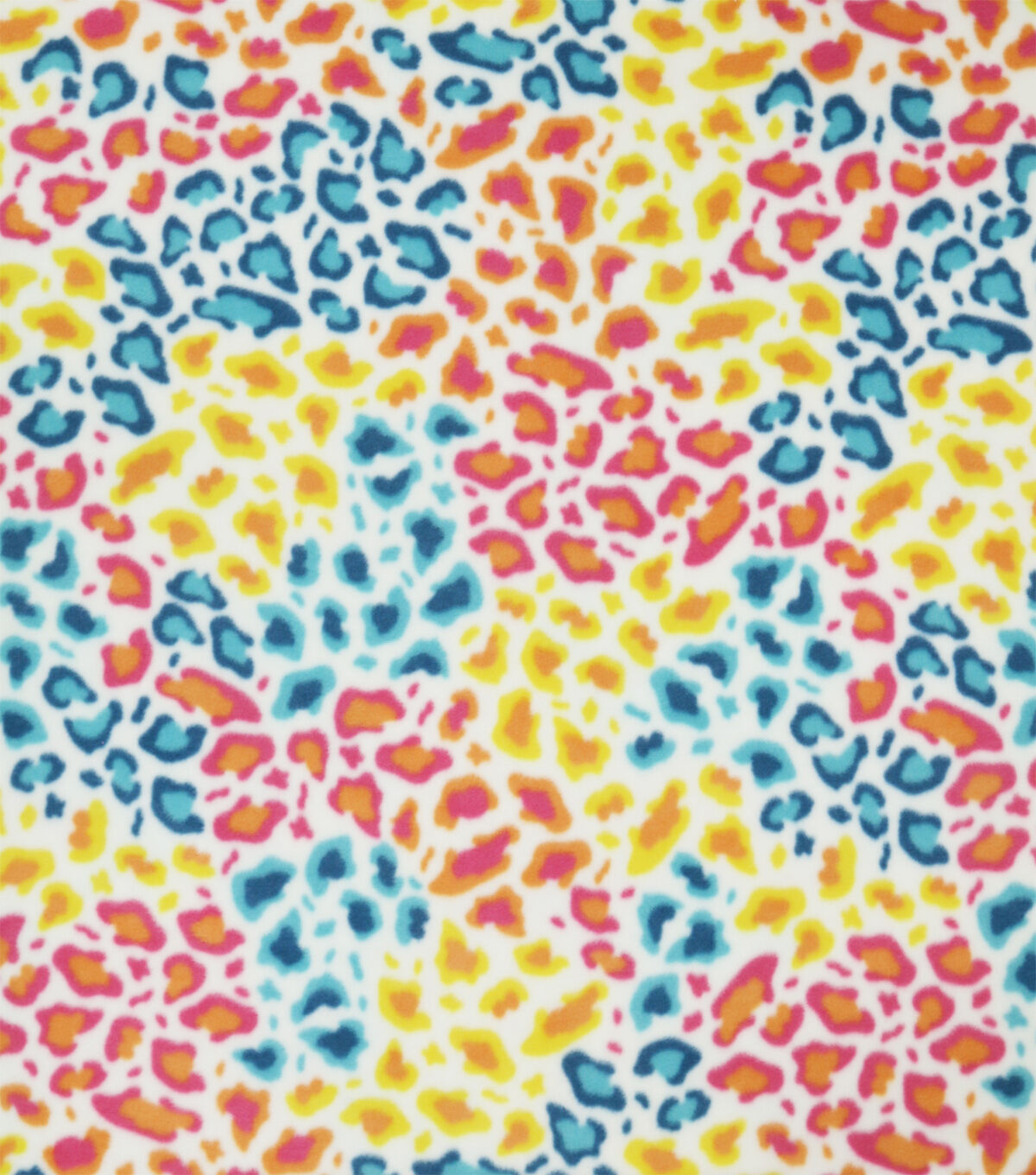 Multiple Cheetah Skin Anti Pill Fleece Fabric