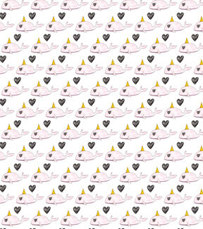 St. Jude Unicorn Whale By Alana Cotton Fabric