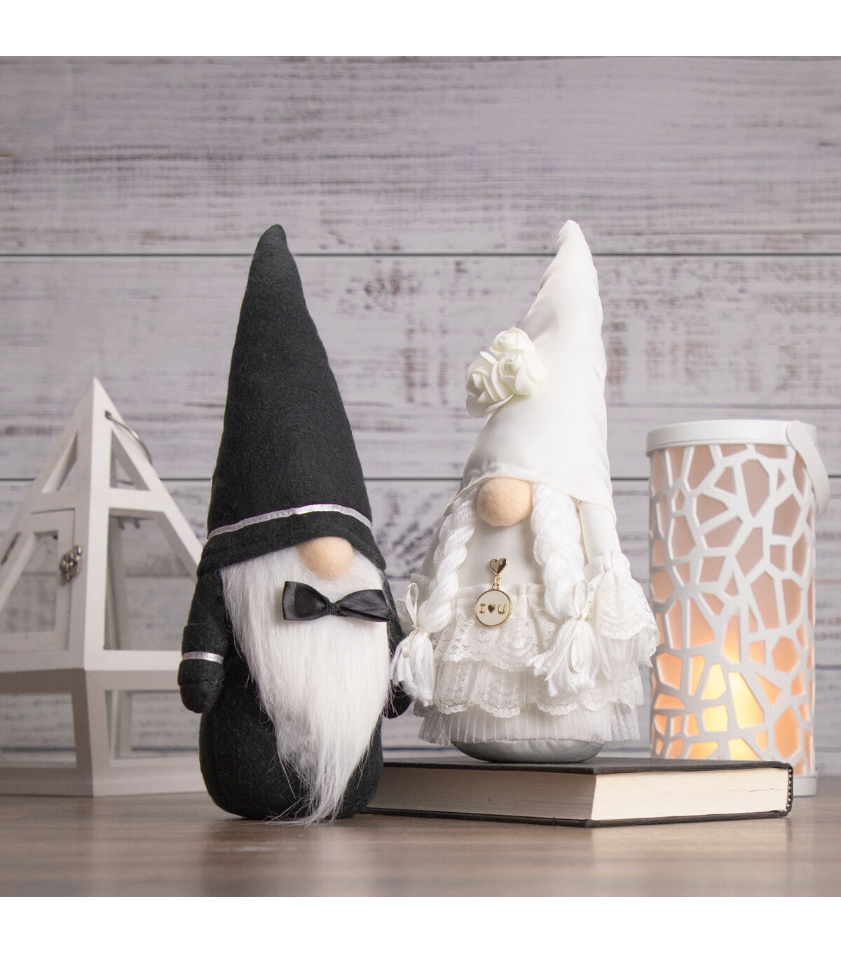 Northlight 13 Black Wedding Day Bride Gnome