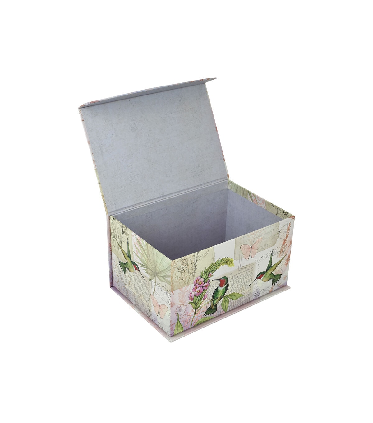 8 Pink Hummingbirds Fliptop Box by Place & Time