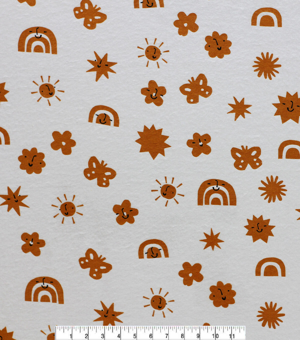 Super Snuggle POP! Happy Icons Flannel Fabric