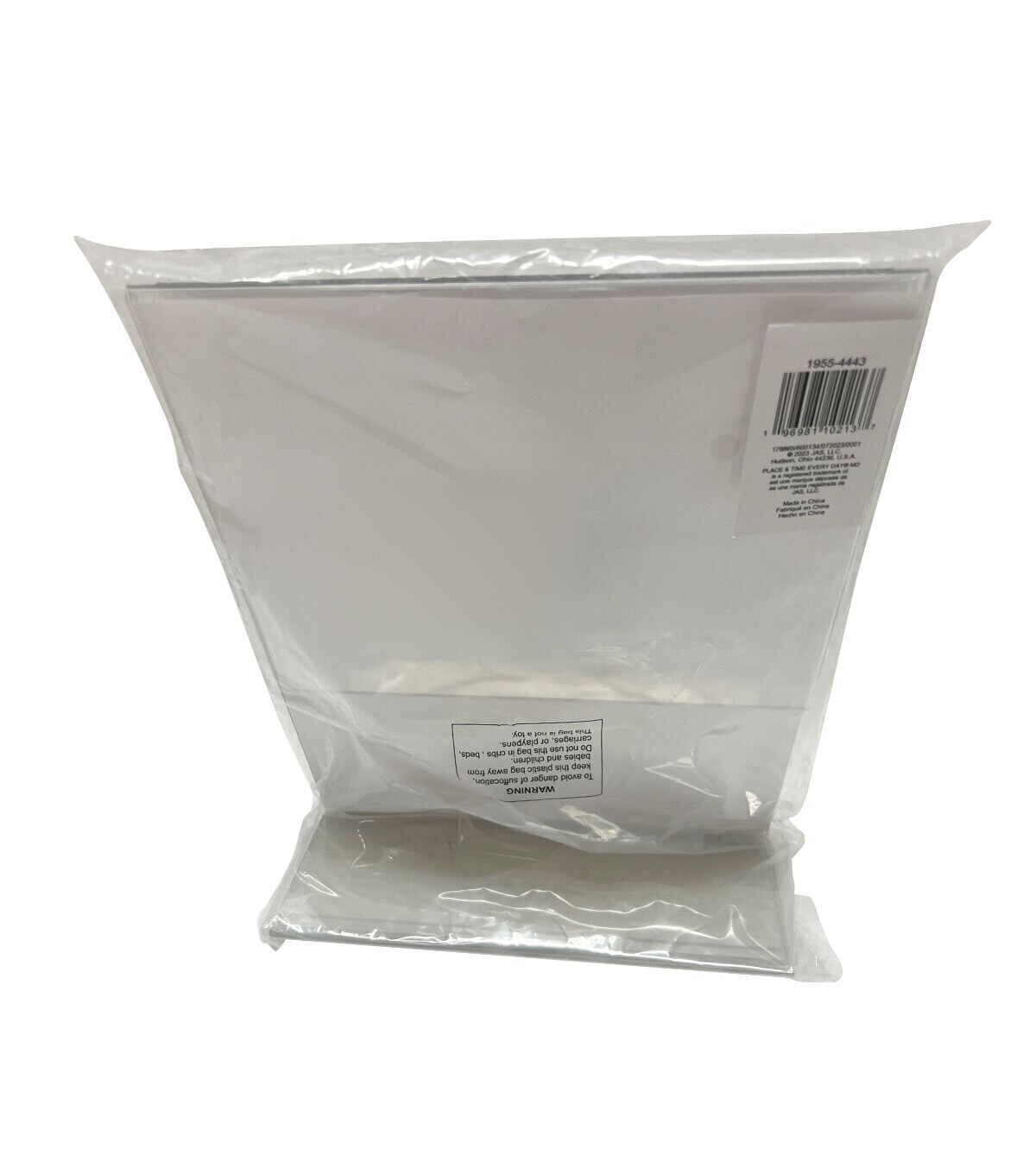 8 x 10 Clear Acrylic L Base Tabletop Picture Frame 6pk by Place & Time