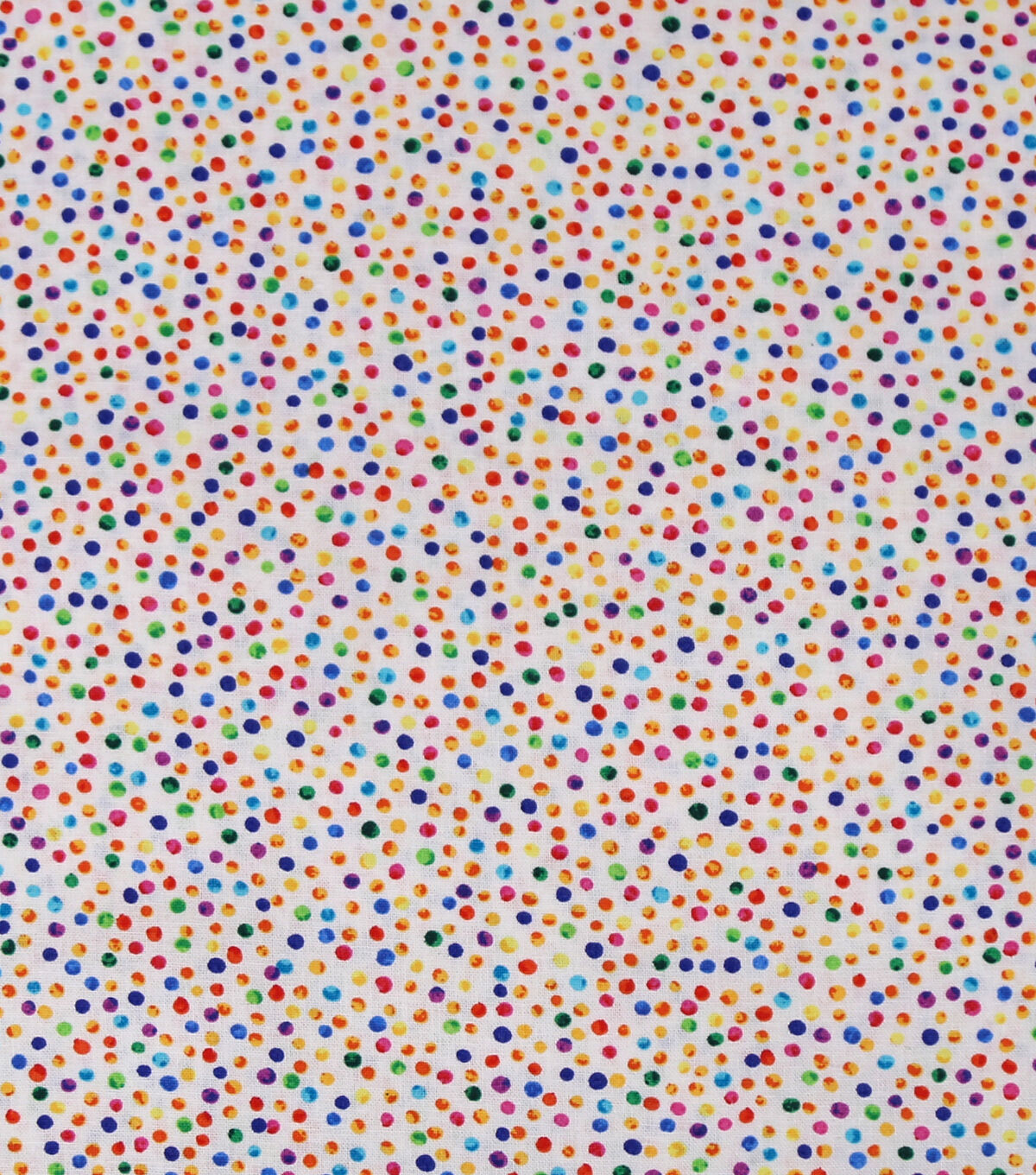Painterly Two Toned Dot Rainbow Cotton Fabric by Keepsake Calico