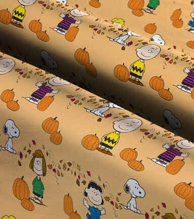 Peanuts Pumpkin Patch Halloween Cotton Fabric