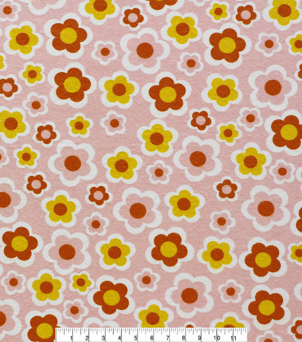 Super Snuggle POP! Pink Floral Flannel Fabric