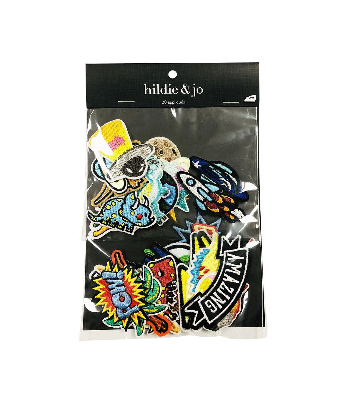 30ct Planets & Space Iron On Patches by hildie & jo