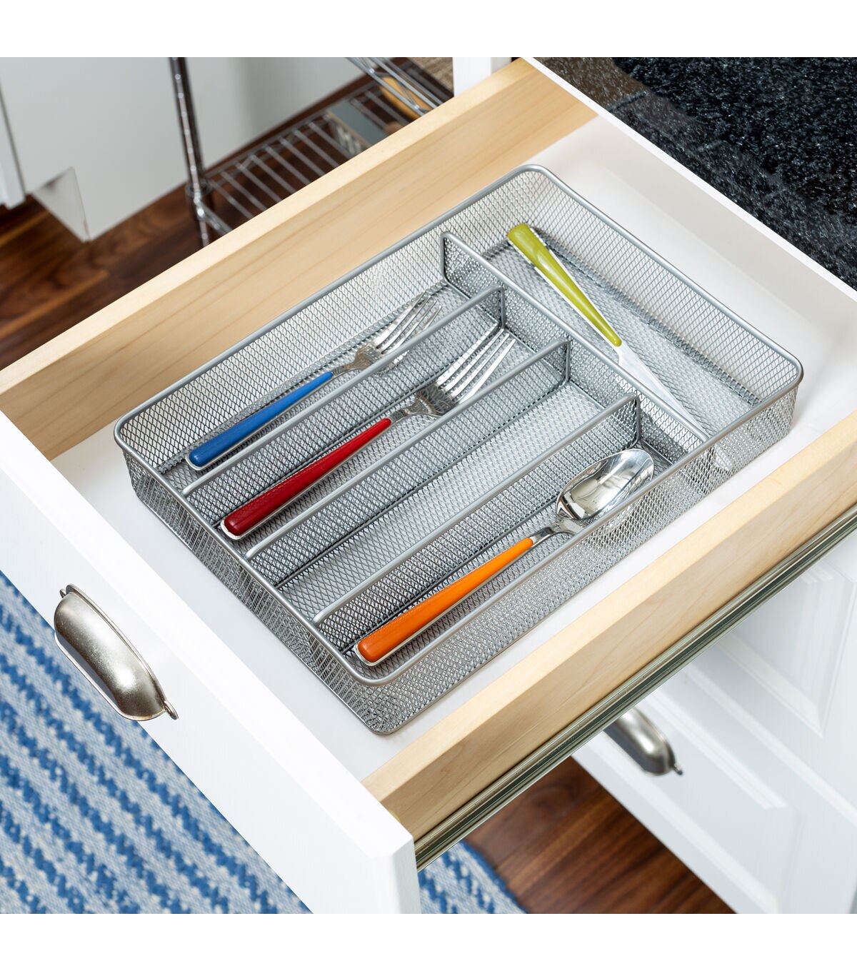 Honey Can Do 12 x 9 Mesh Cutlery Tray