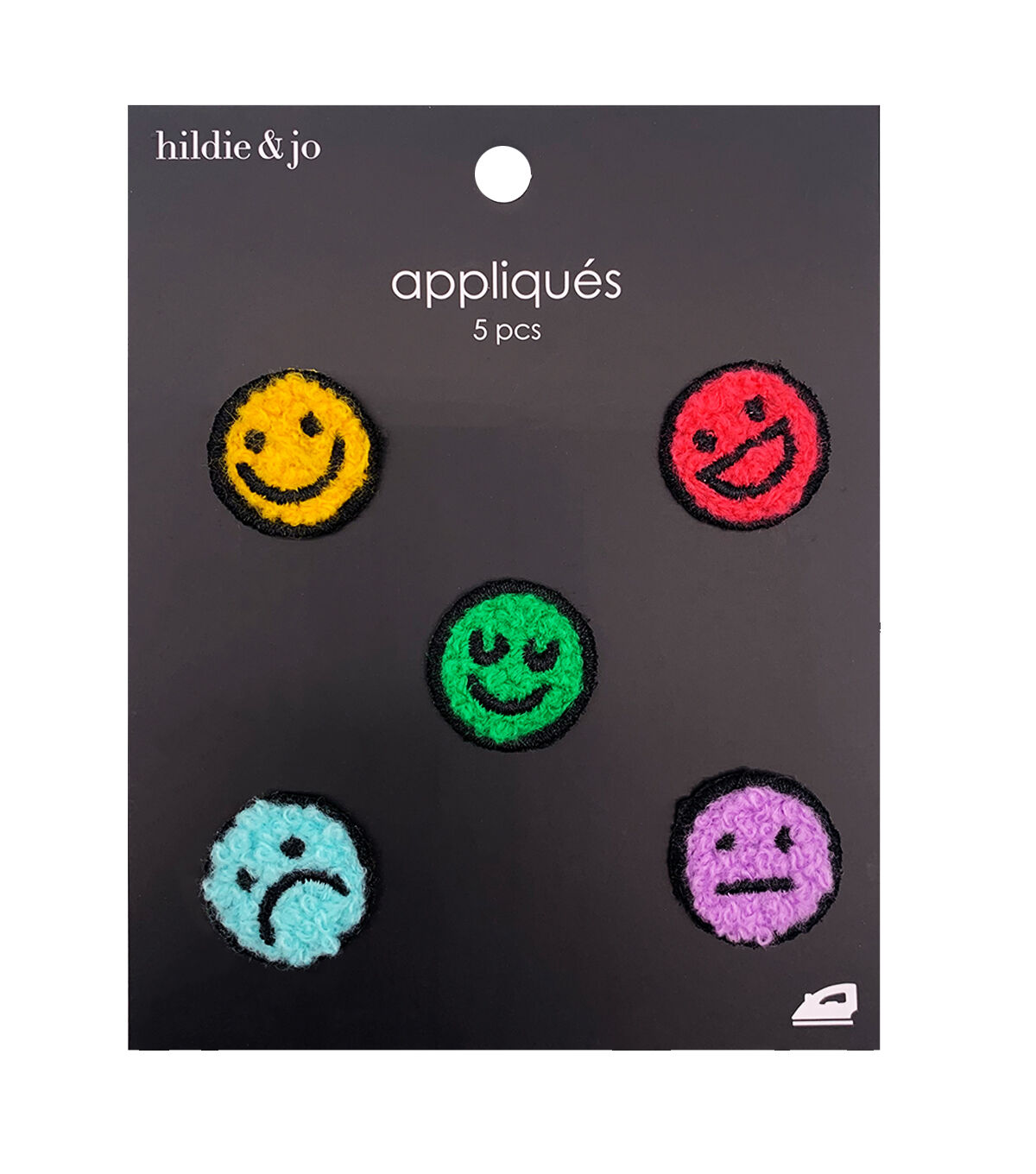 5ct Emotions Iron On Patches by hildie & jo