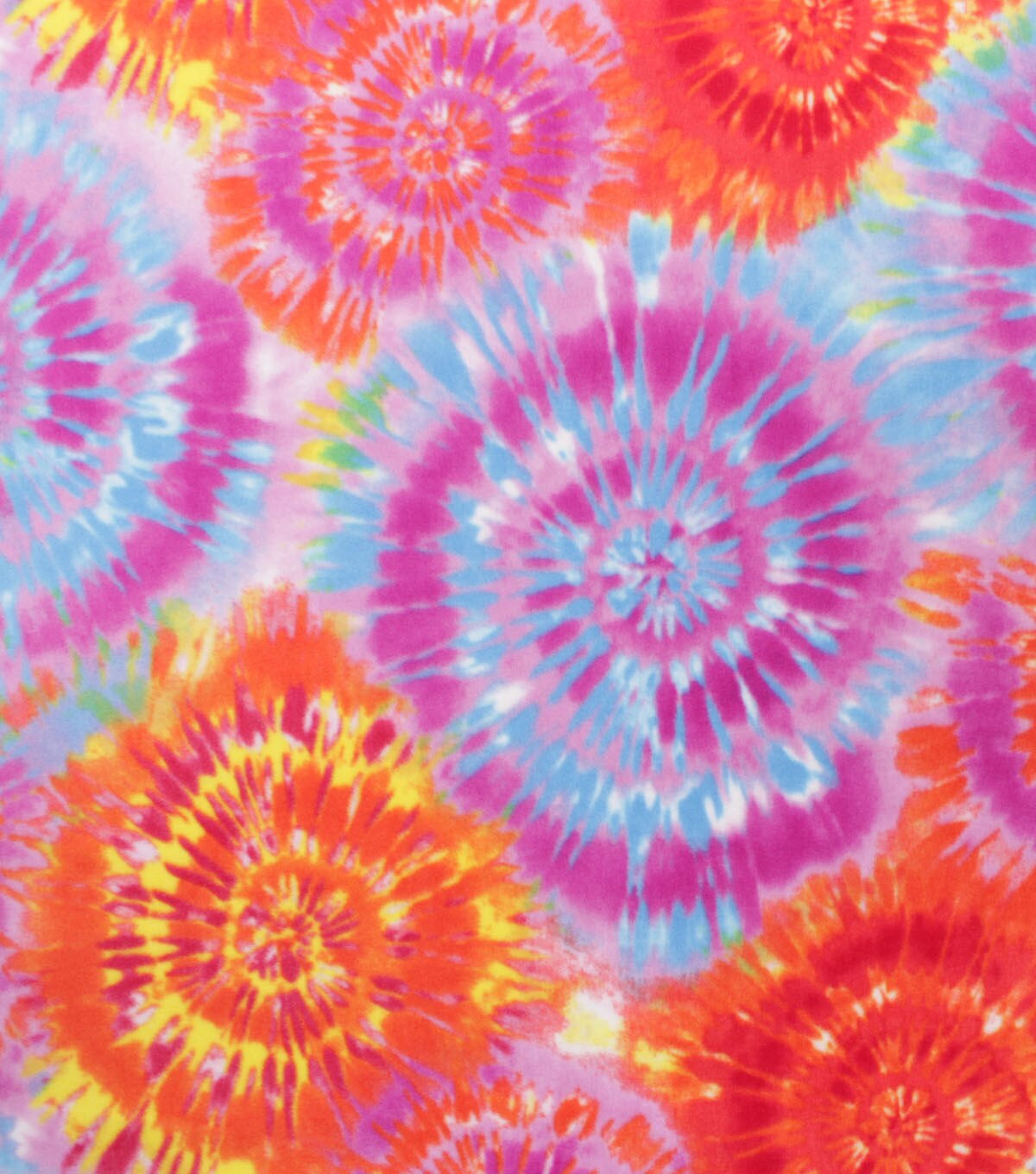 Classic Tie Dye Anti Pill Fleece Fabric