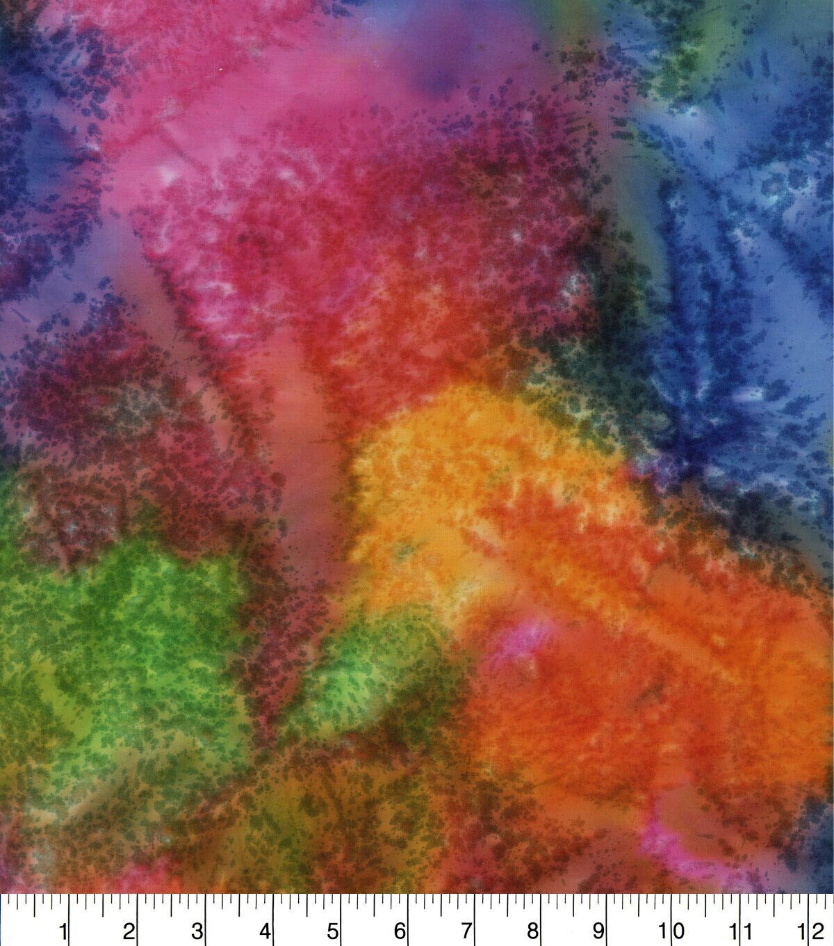 Dewdrop Multi Tie Dye Batik Cotton Fabric