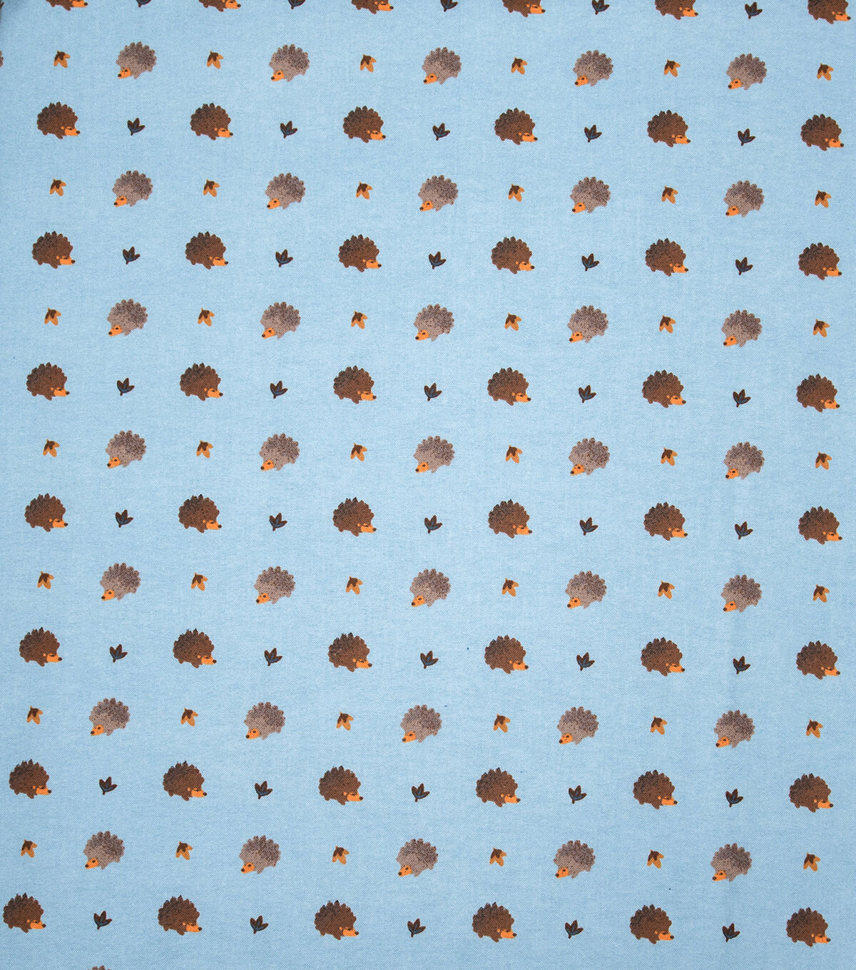 Fall Hedgehogs Super Snuggle Flannel Fabric