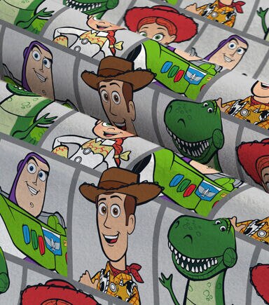 Toy Story Expressions Pack Disney Fleece Fabric