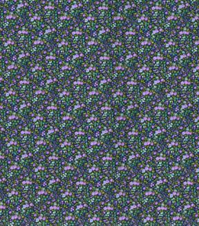 Fabric Traditions Small Purple Bouquets Cotton Fabric by Keepsake Calico