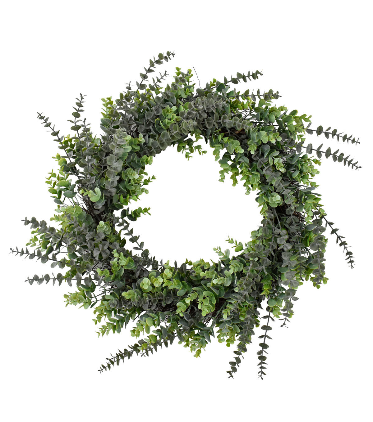 Matching Spring Eucalyptus Leaf Wreath & Garland