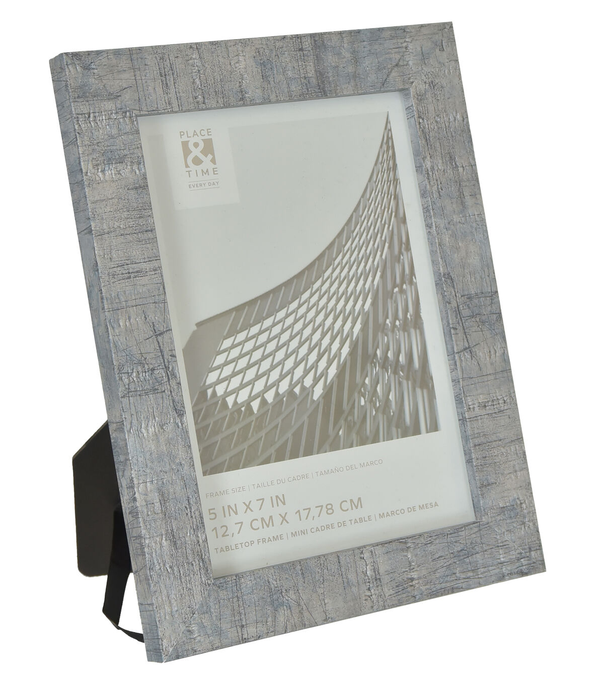 5 x 7 Distressed Navy Coastal Tabletop Picture Frame by Place & Time