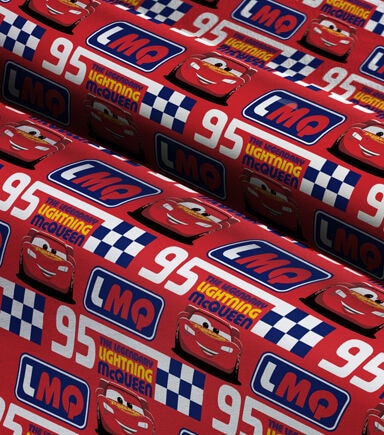 Cars Legendary Mcqueen Disney Cotton Fabric