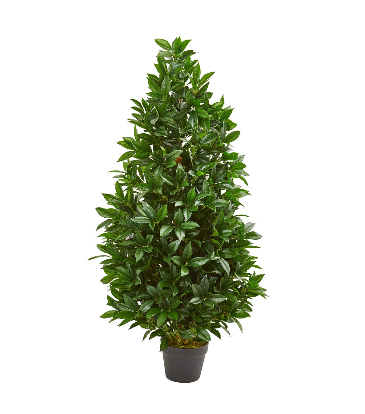 Nearly Natural 4ft. Bay Leaf Artificial Topiary Tree UV Resistant