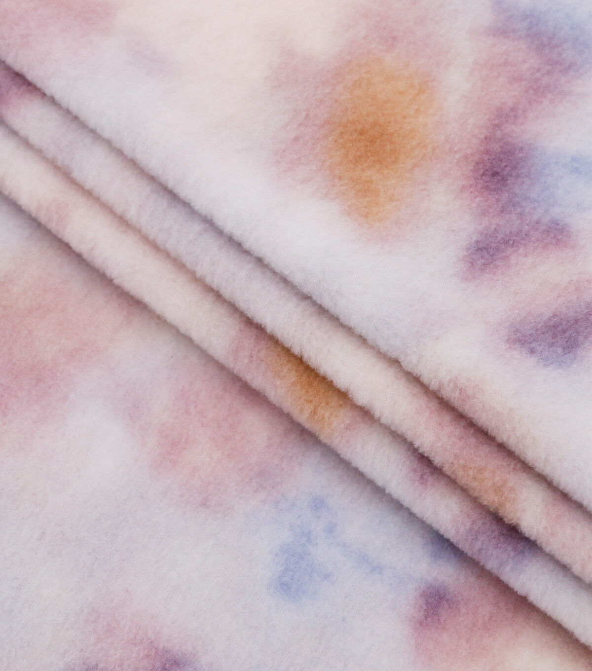 Pastel Tie Dye Anti Pill Fleece Fabric