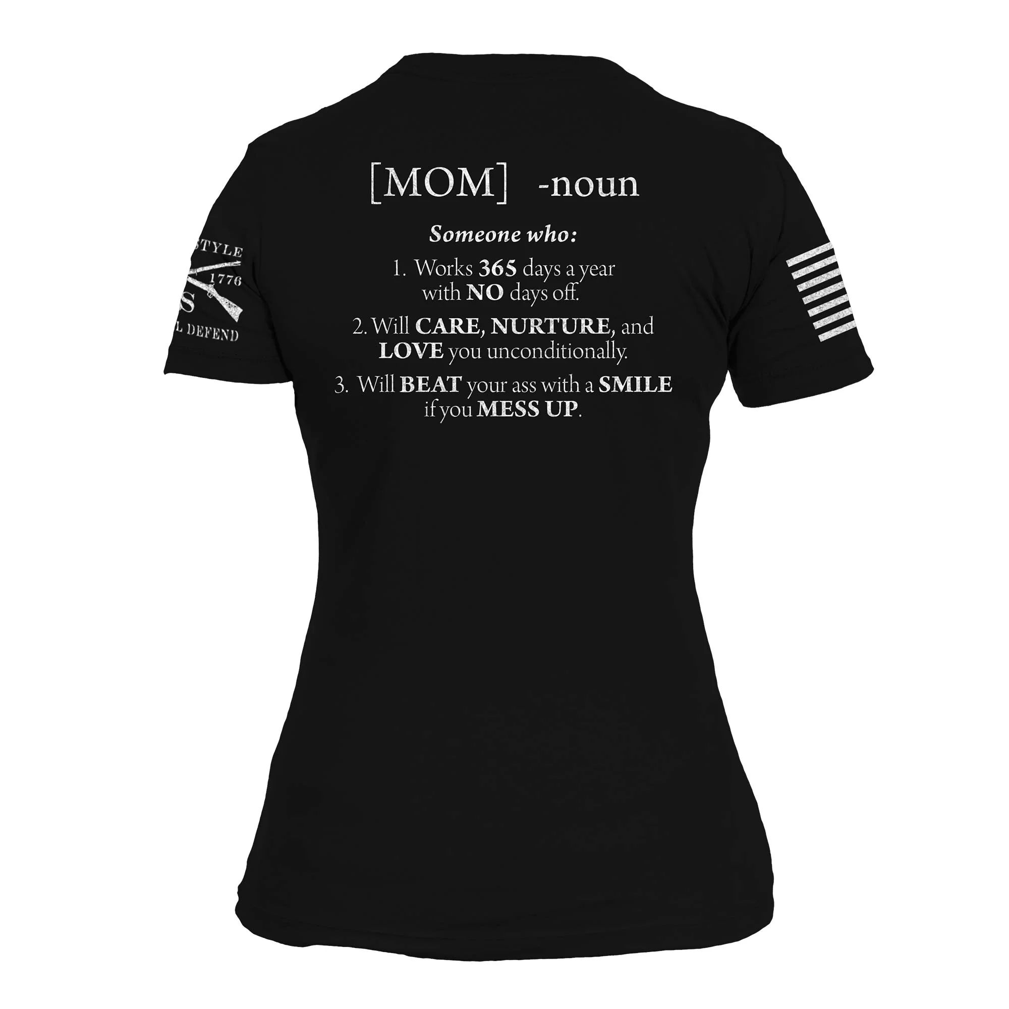 Women's Mom Defined T-Shirt - Black