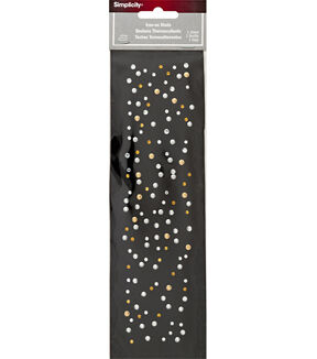 Simplicity Gold & Silver Dome Studs Iron On Transfer