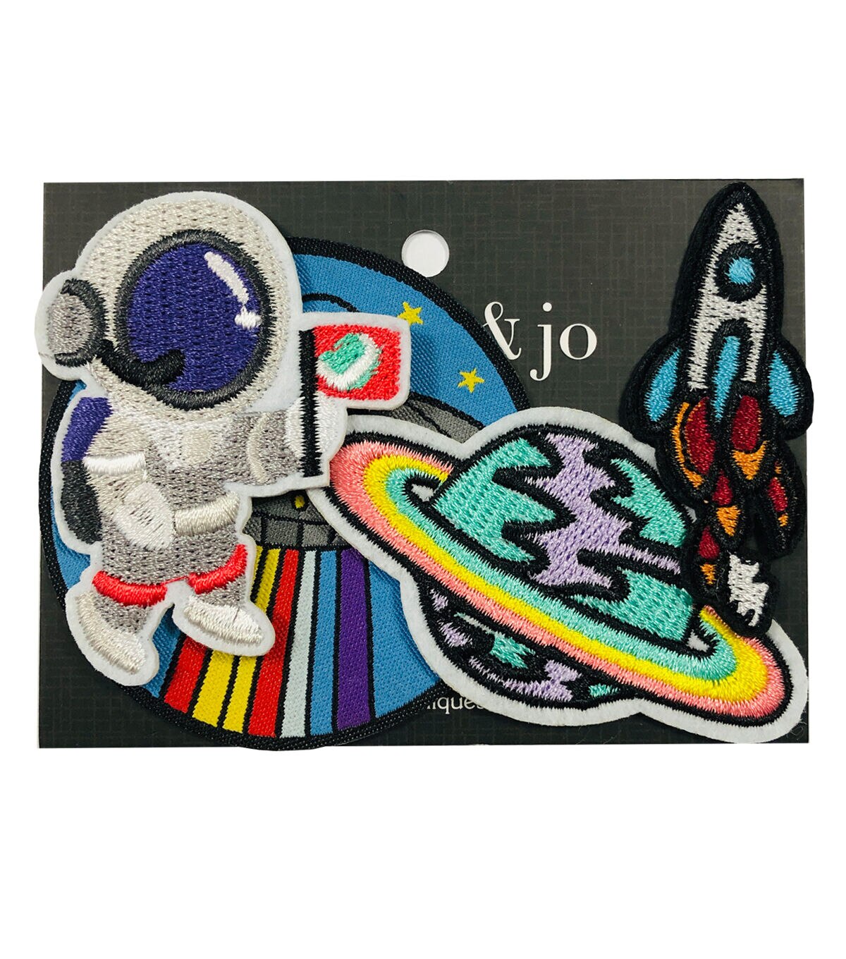 4ct Planet & Space Iron On Patches by hildie & jo
